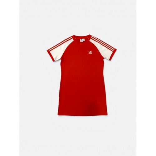 ADIDAS ORIGINALS RED DRESS L